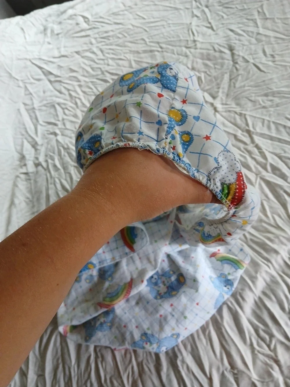 1980 baby dreams rainbow bears crib sheet